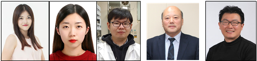 장민교수 연구팀 : Choong Choe Earn 연구교수, 윤소연 석박 통합 과정, Kien Tiek Wong 박사후 연구원, 최은하 교수, 장민 교수