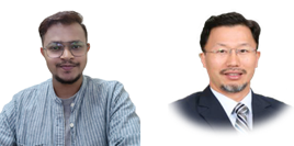 <Prashant Kumar Sharma, Doctoral course researcher (left) and Professor Kim Nam-young (right)> 