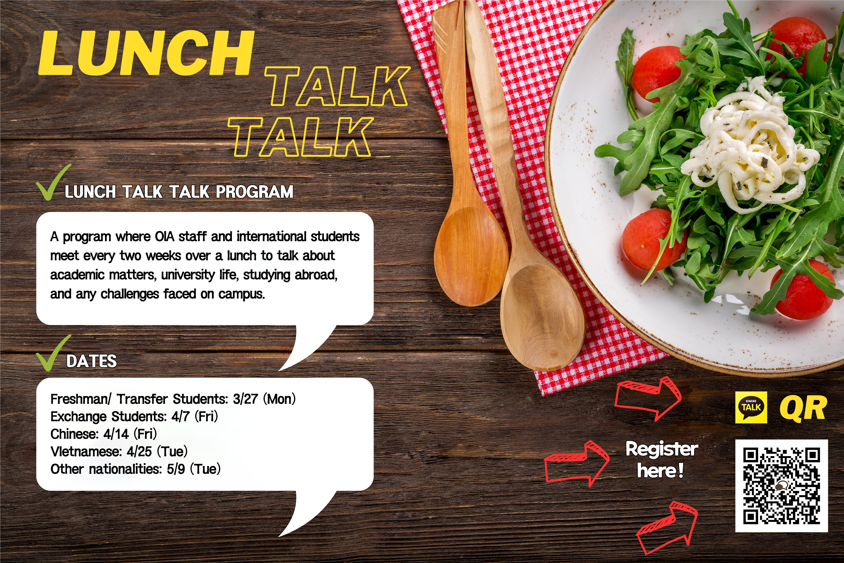 Lunch Talk Talk Program