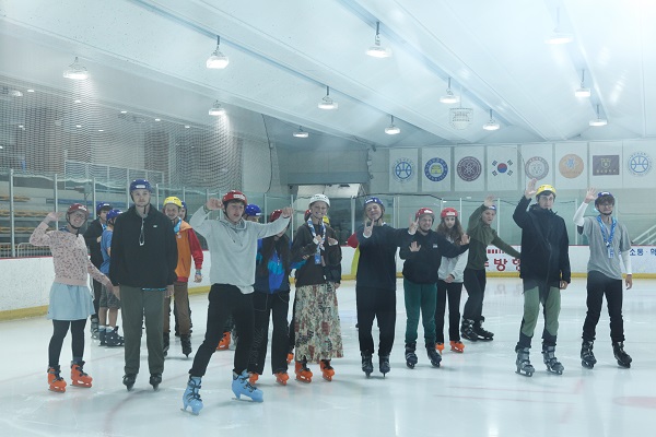 광운대학교, 세계스카우트 잼버리 대원 스케이트 단체 강습 진행