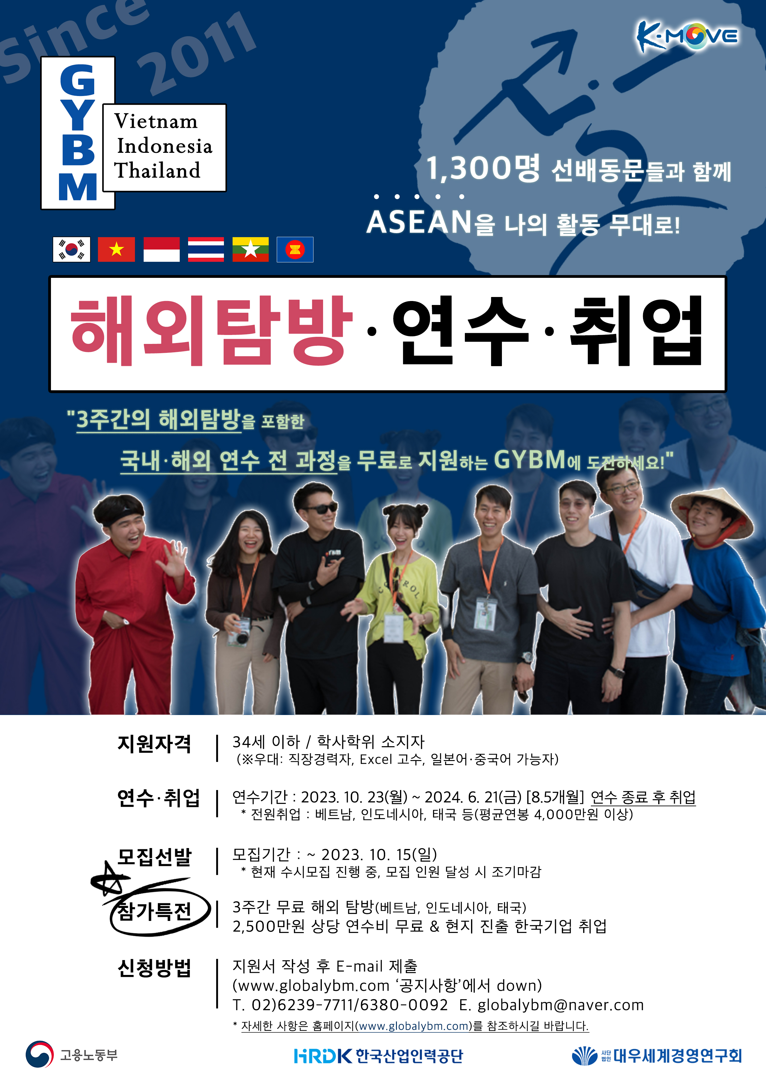 2023 하반기 GYBM 베트남-아세안 과정 연수생 모집 (사단법인 대우세계경영연구회)