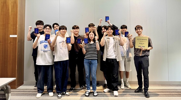 광운대 전자통신공학과 채주형 교수(사진 오른쪽 첫번째) 연구팀.