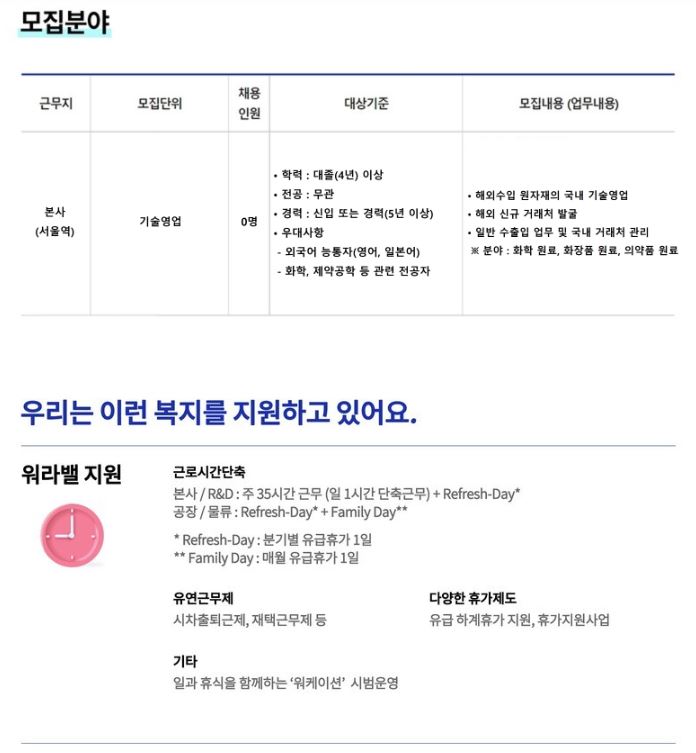 [추천채용][풍림무약] 국제사업부문 기술영업