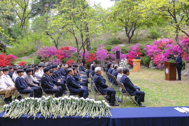 광운학원 설립자 화도 조광운 추모식

