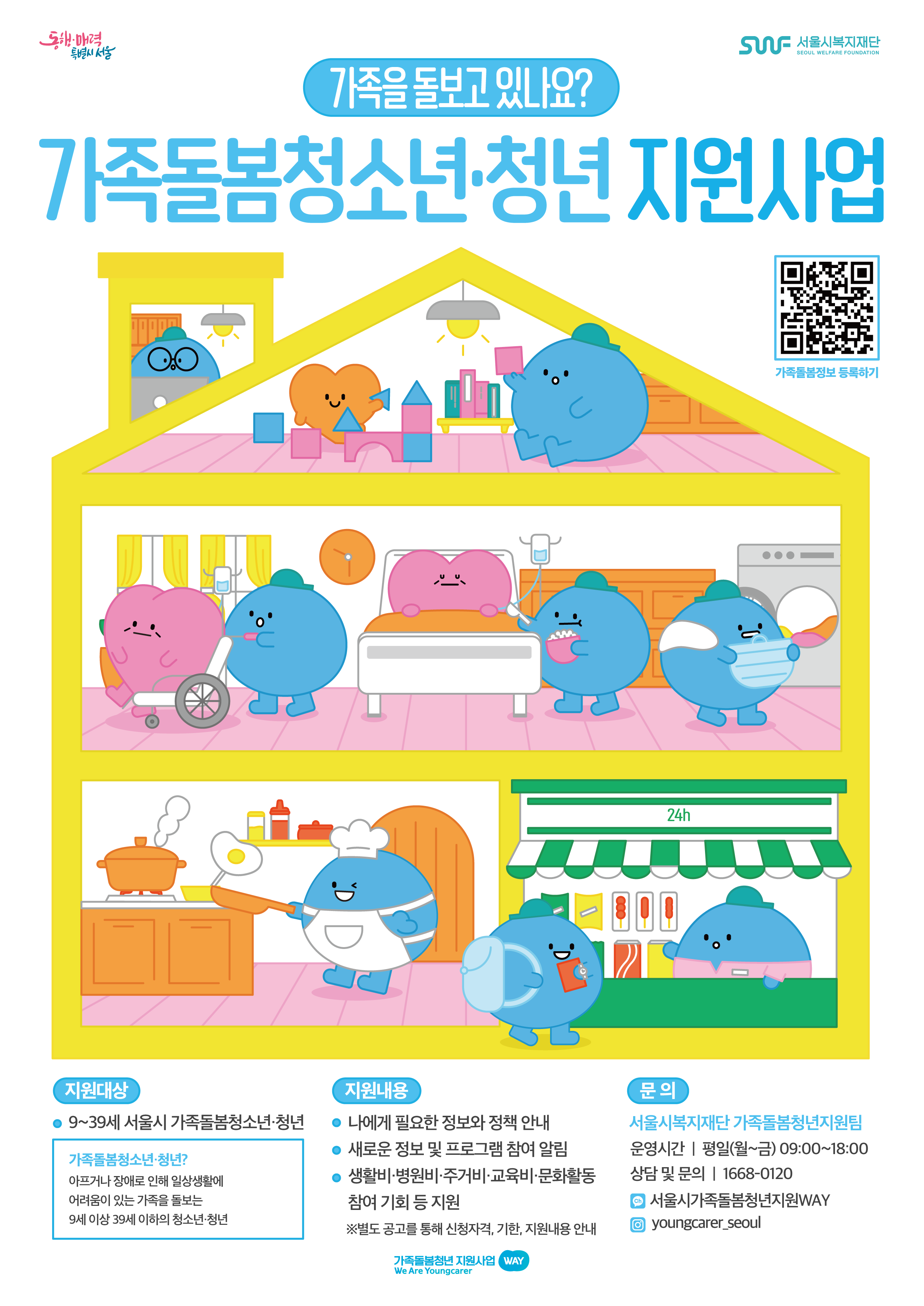 [서울특별시] 서울시 가족돌봄청소년, 청년 자기돌봄비 지원사업 추가모집 안내