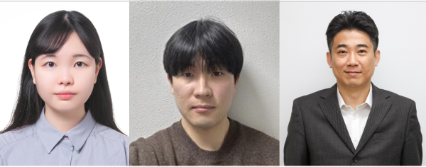 (좌측부터) 공동 제1저자인 김은하, 박세룡 학생, 하태준 교수