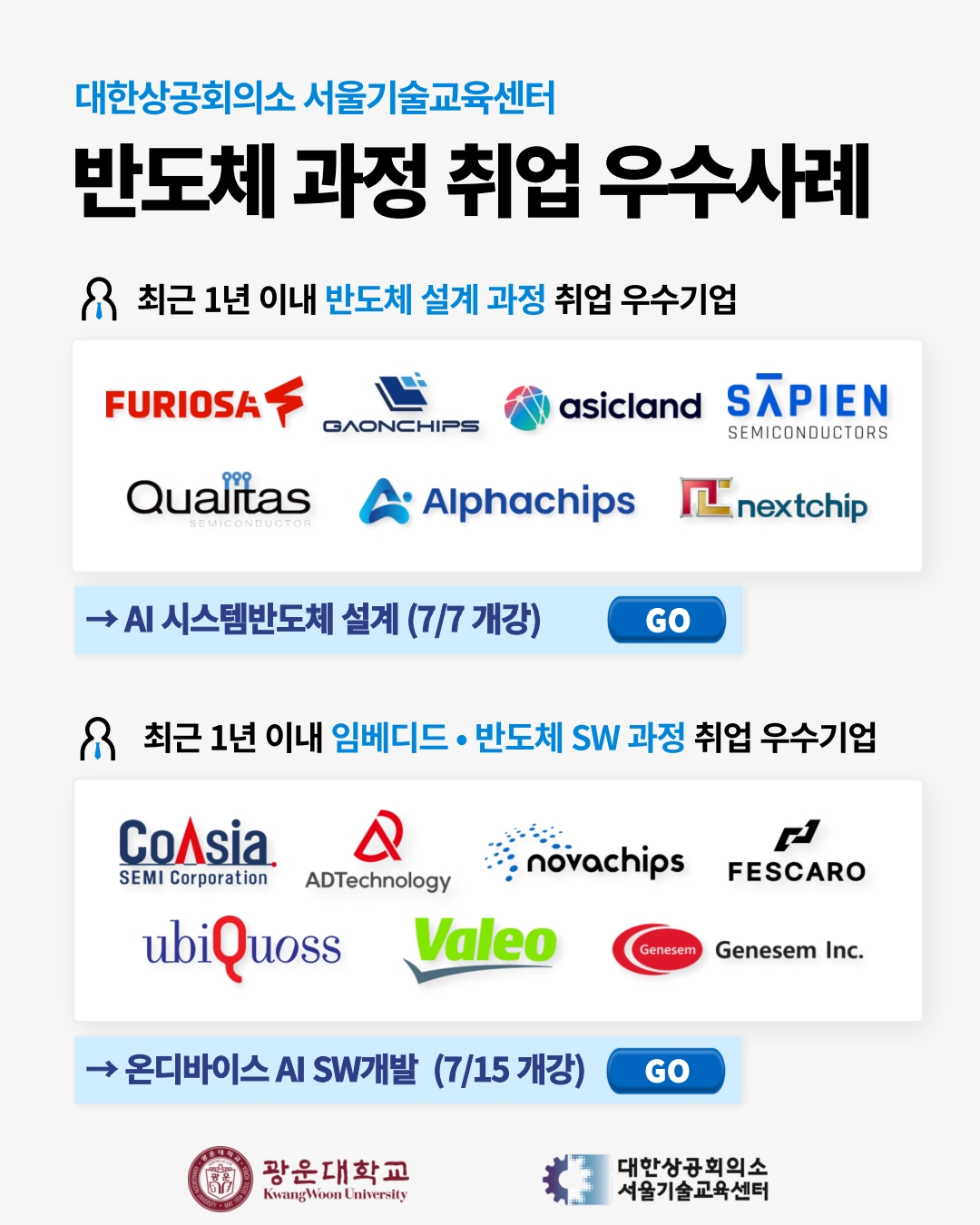 [대한상공회의소] 7월 개강 채용연계 부트캠프 모집