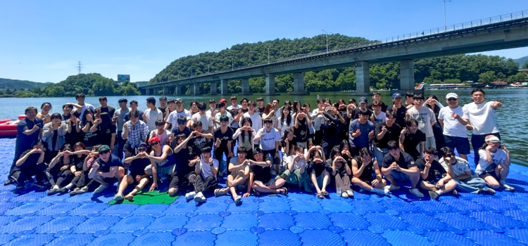 스포츠융합과학과 박석 교수 지도 하에 2026-1학기 워터스포츠 수업이 진행됐다

